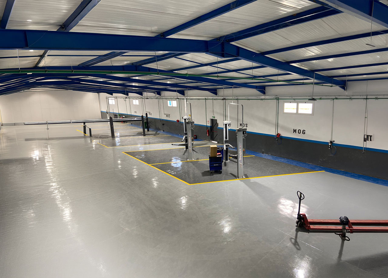 Atelier mécanique et éclairage